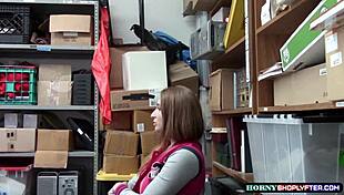 mall officer fucks shoplifter skylar's pussy