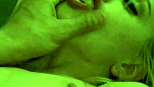 lexi belle eagerly handles a well-hung man's cock