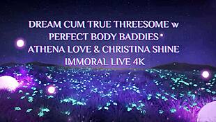 athena and christina sharing dean van dammes cock in threesome