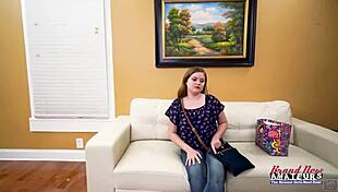 busty brunette lauren engages in oral and anal play