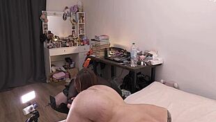 sensual pegging with cum eating almost no editing