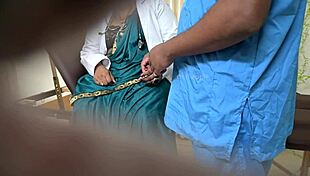 Indian Doctor Engages in Fun Activities at the Clinic with Patients.