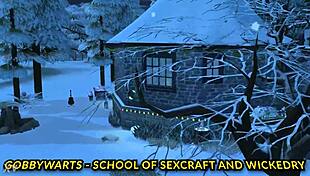 Hugerids Horny Hut - Gobbywarts School Of Sexcraft And Wickedry Sims 4 Harry Potter Rule 34 Porn