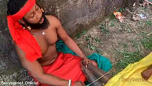 slutty african wife came for solution and got fucked