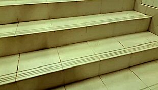 Public outdoor train station fuck with a stranger 😈