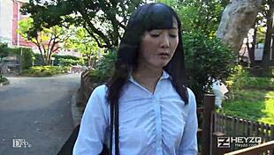 Yui Watanabe relieves stress by sucking for the new employee who only has sex skills 1