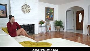 Milf stepmom penny barber makes up with stepson after fight