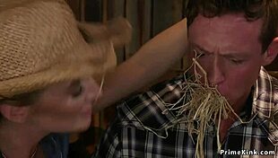 Dude Rims Bound Cowgirl Mistress