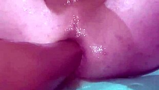 3rd time today stretching his asshole with anal fisting