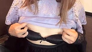 Quiet Crossdressing Masturbation Session