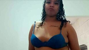 Hot girl dances sexy funk showing tasty tits