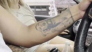 An unknown woman climbs into my car for a wild ride