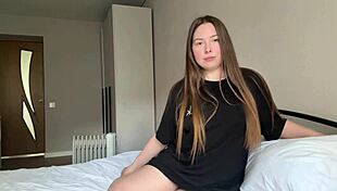 Watch this cutie finger her wet pussy until she cums