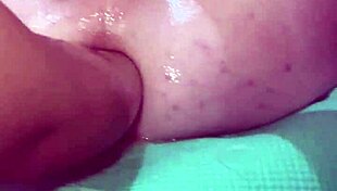 3rd time today stretching his asshole with anal fisting