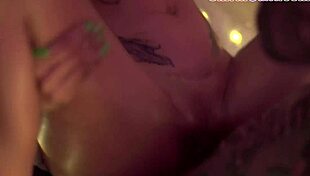 My busty girlfriend gets anally toyed and rimmed by me