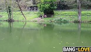 Kira queen enjoys outdoor fun