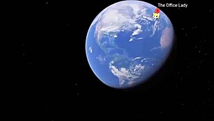 The office lady at work