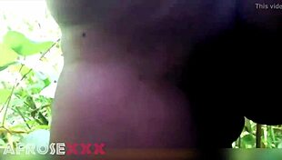 Look at Those Perfect Tits! Ebony Pussy Fuck in the Park!