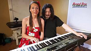 Brunette Coed Cloé Sucks Cock Deeply Before Intense Fucking.