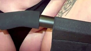 i was riding dick on my sex chair in the bedroom, moaning loudly with wet pussy