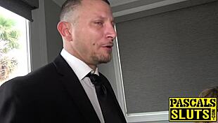 Subslut milf sara jay choked and destroyed with big cock!