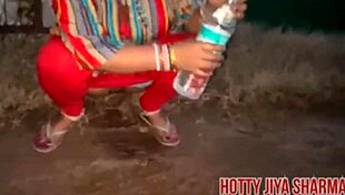 desi girl fucks boyfriend outdoors passionately