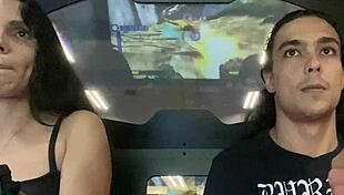 I cum inside hot neighbor after losing video game bet! So intense and sexy!