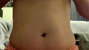 Amateur With Great Natural Pierced Tits Stuffs Her Panties In Her Wet Puffy Pussy To Masturbate The Panty Bank - Used Panties