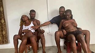 Foursome African Sex!