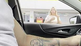 An unknown woman climbs into my car for a wild ride