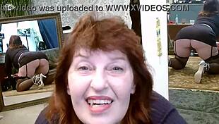 321 teasing dirty mouthed dawnskye1962 in fishnet thigh highs and heels in front of mirrors