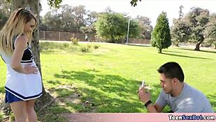 skinny cheerleader stepsis carmen decided to fuck her stepbro today her plan was a success
