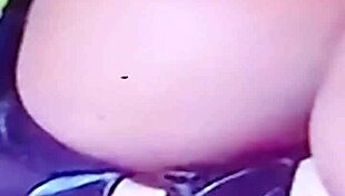 Huge ebony tits tease and entice during wild bedroom encounter