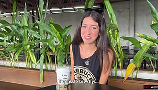 Crazy Walk In Starbucks With Coffee