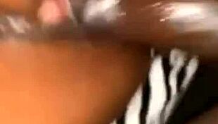 She creams on my dick during intense missionary sex session