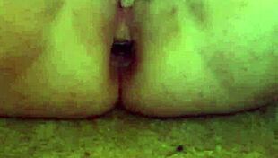 Anal plug insertion and masturbating with g-spot vibrator 😏