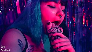 admire my pretty small feet in this intriguing display