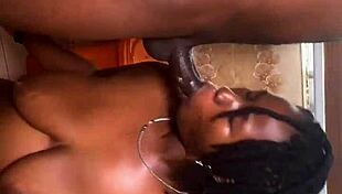 sex in the kitchen at christmas with bent over doggy