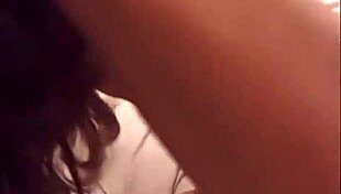 Threesome with brunette mom and big cock anal fucking in bedroom group action