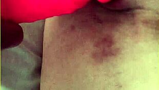 My Wifey Pushes a Big 10 Inch Dildo into Her Shaved Pussy 😏