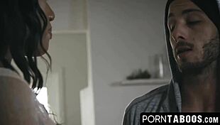 Ashley Aleigh's Wild Blowjob Leads To Taboo Interracial Fucking