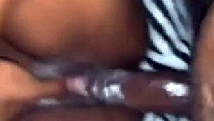 She creams on my dick during intense missionary sex session
