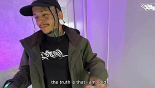 I called the technician for internet check, but we ended up in deepthroat fucking and choking