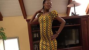 Church going natural african talked into sex for a job