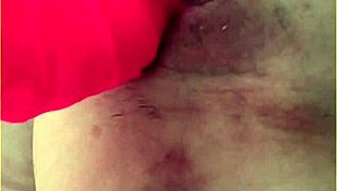 My Wifey Pushes a Big 10 Inch Dildo into Her Shaved Pussy 😏