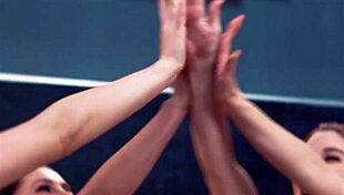 adriana chechik surprises abella danger with hard squirting threesome at bachelorette party