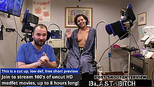 doctor blasts patient rebel wyatts pussy with cum backstage