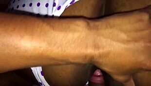 finger in brunette's pussy leads to fucking