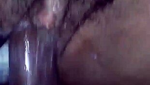 My sexy ass wife eagerly takes my big black cock deep in her tight pussy.