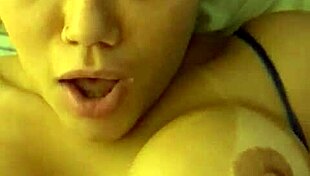 I love moaning with that huge pierced nipples pornstar in sensual fucking